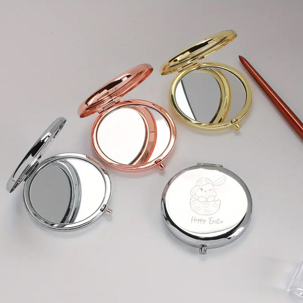 Espelho de bolso com texto per - Beauty No Makeup avaliação e preço